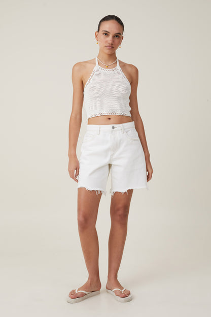 Crochet Scallop Halter Knit