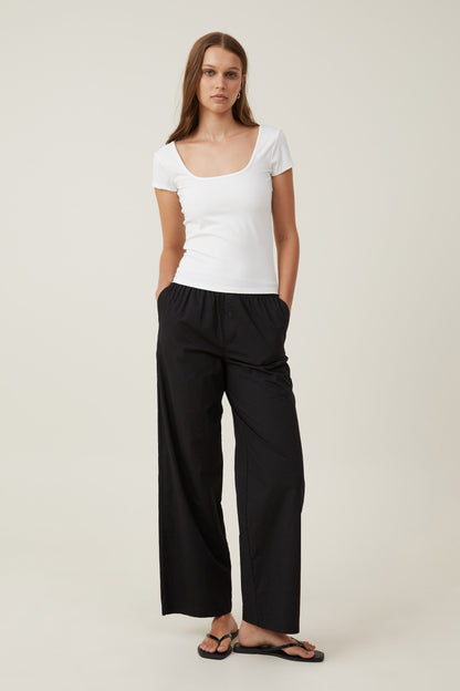Emily Double Scoop Short Sleeve