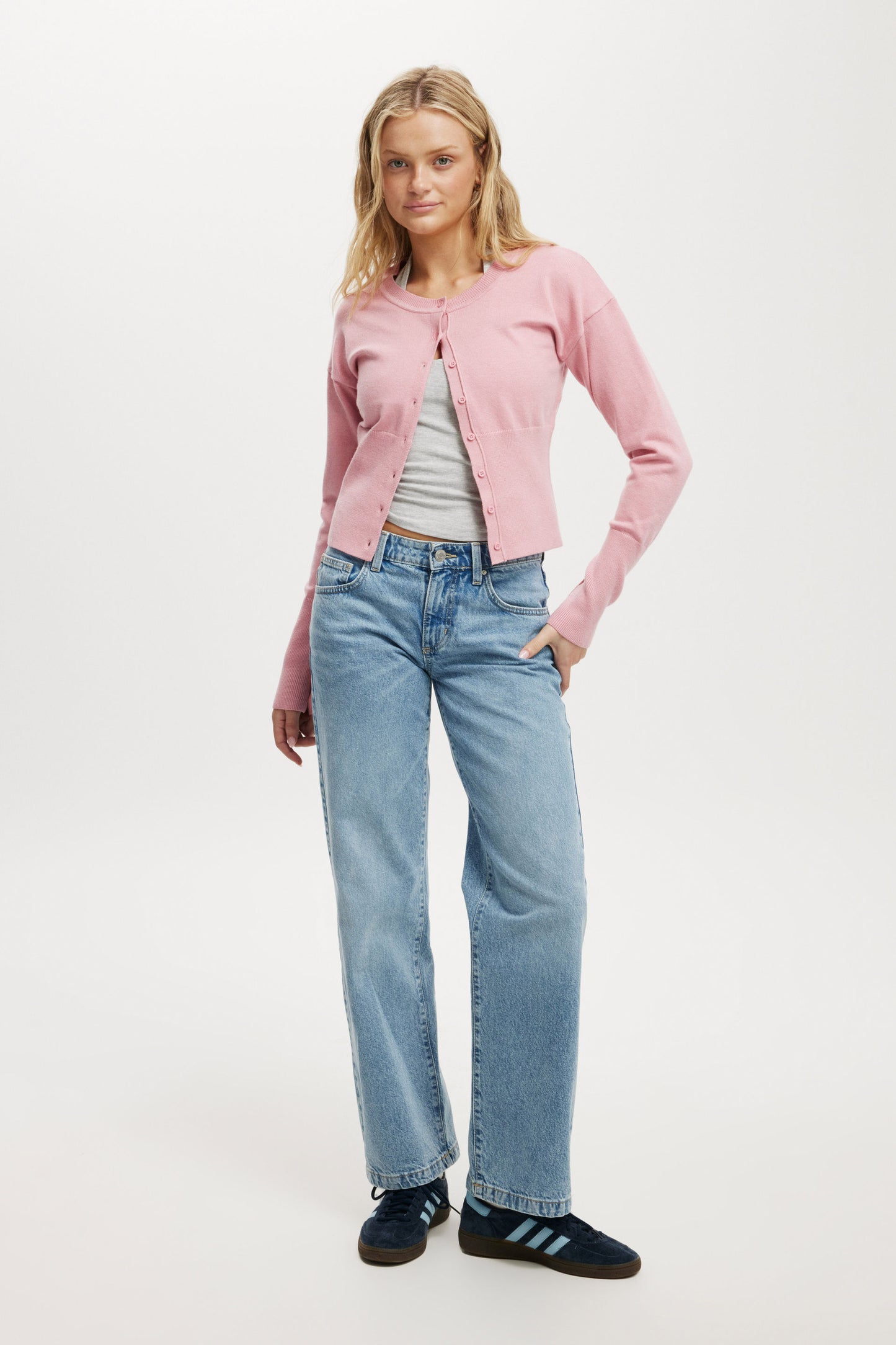 Everfine Round Neck Cardigan