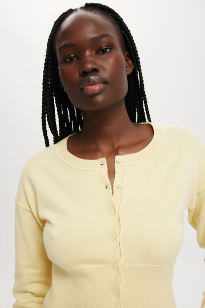 Everfine Round Neck Cardigan