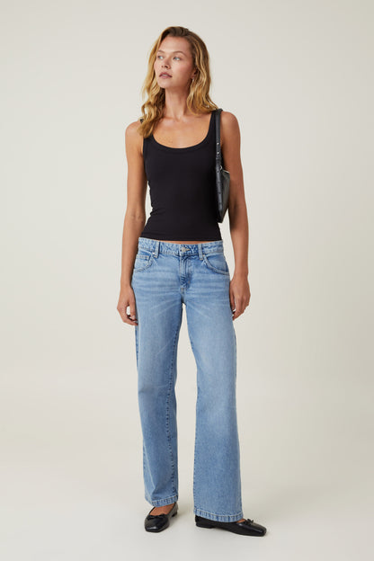 Staple Rib Double Scoop Tank