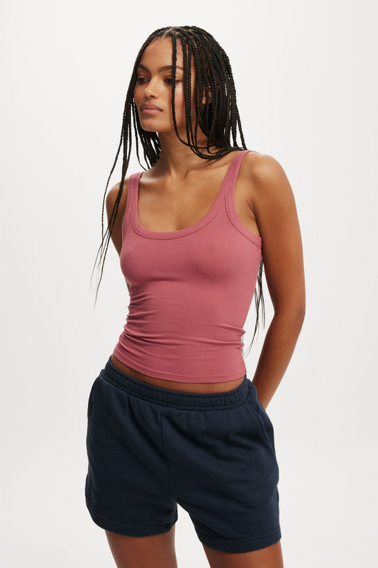 Staple Rib Double Scoop Tank