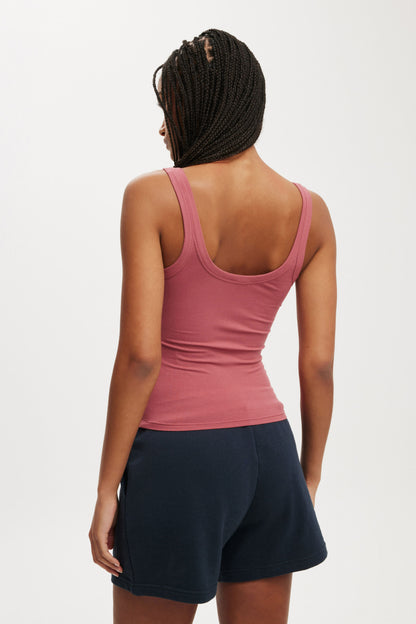 Staple Rib Double Scoop Tank