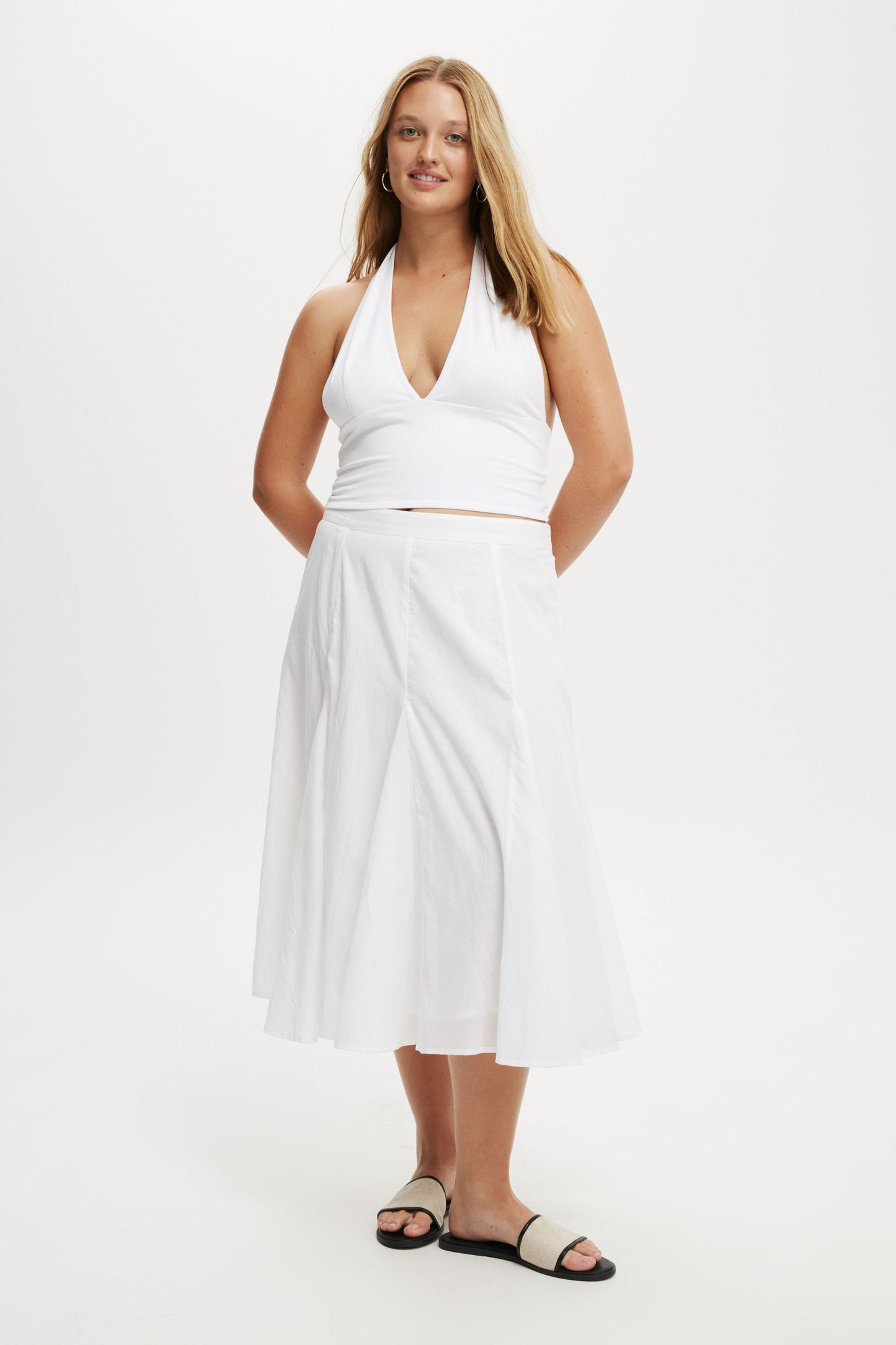 Tory V Neck Halter Top