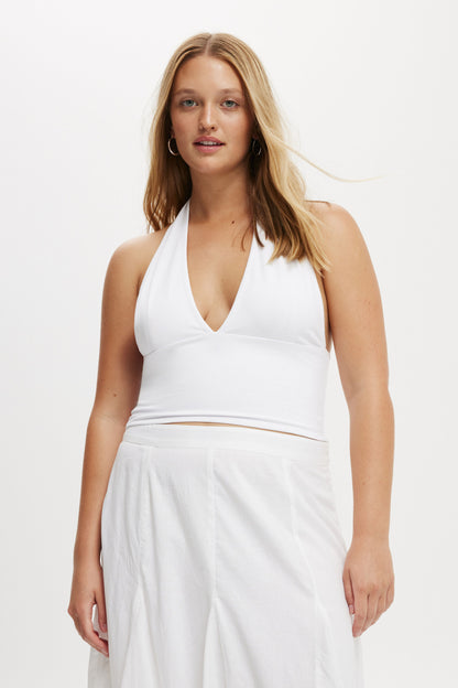 Tory V Neck Halter Top