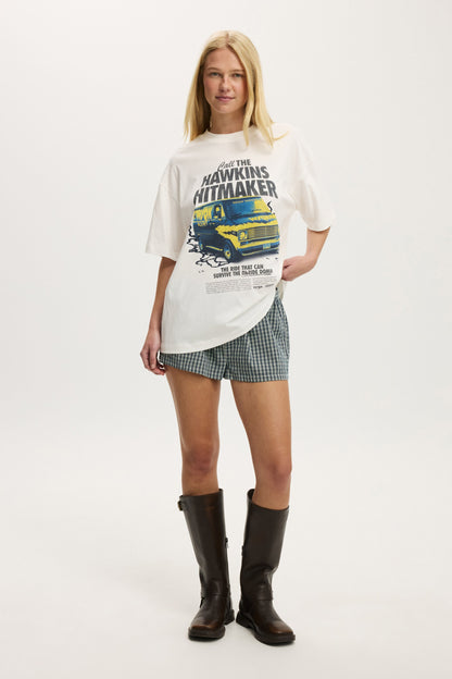 Stranger Things Boxy Graphic Tee