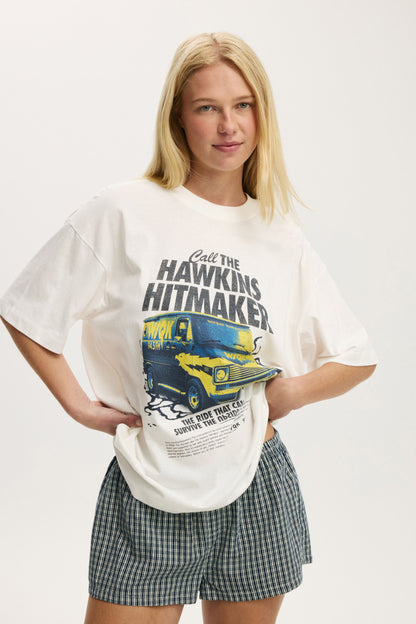 Stranger Things Boxy Graphic Tee