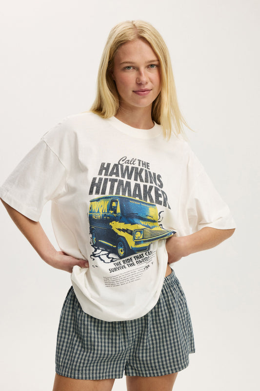 Stranger Things Boxy Graphic Tee