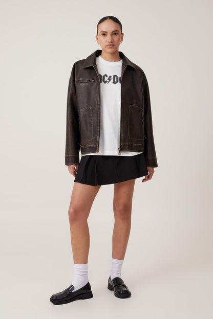 Acdc Boxy Graphic Tee