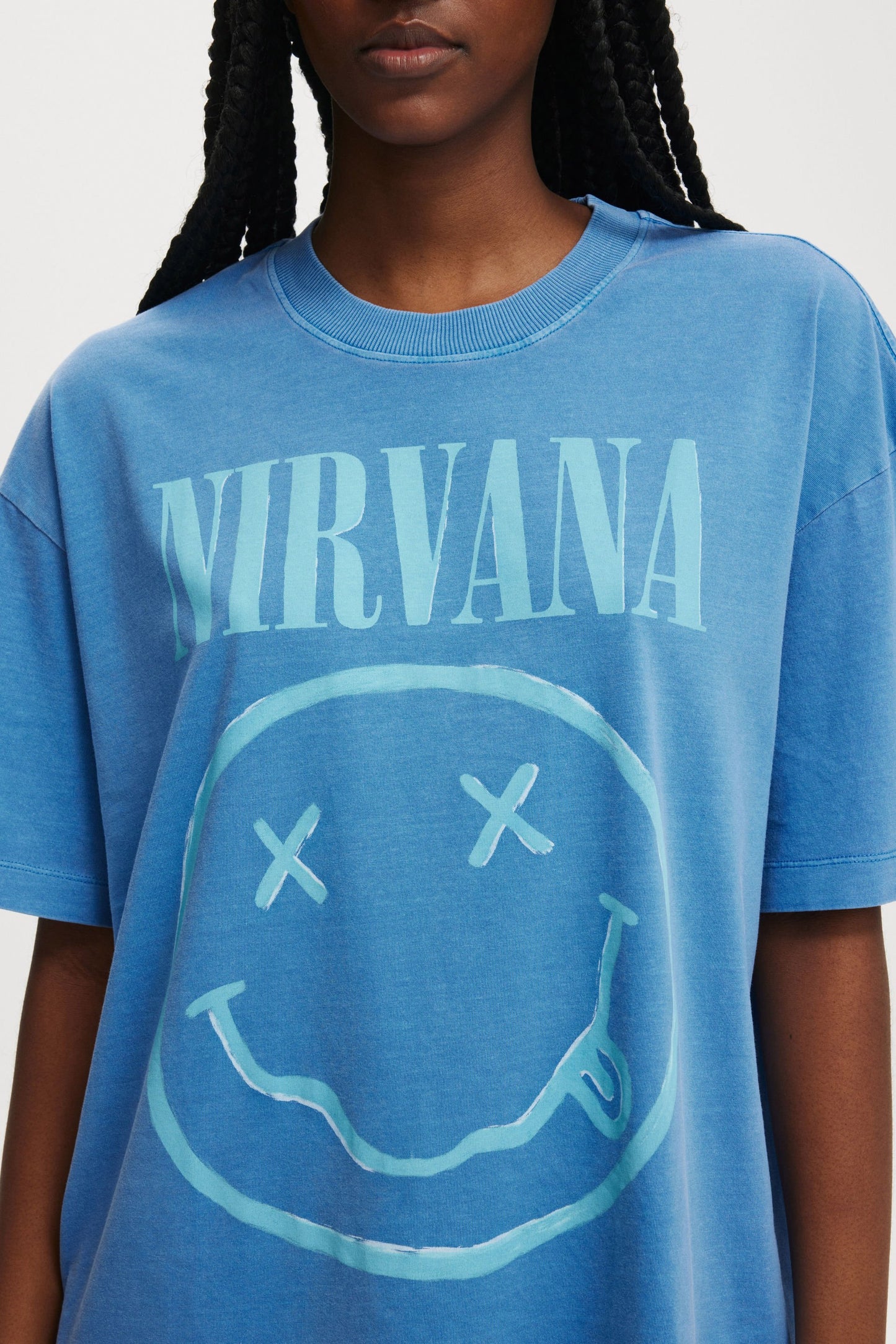 Nirvana Boxy Graphic Music Tee