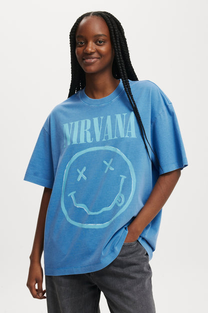 Nirvana Boxy Graphic Music Tee