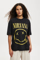 Nirvana Boxy Graphic Tee