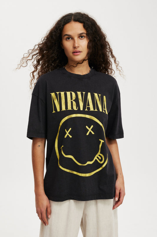 Nirvana Boxy Graphic Tee