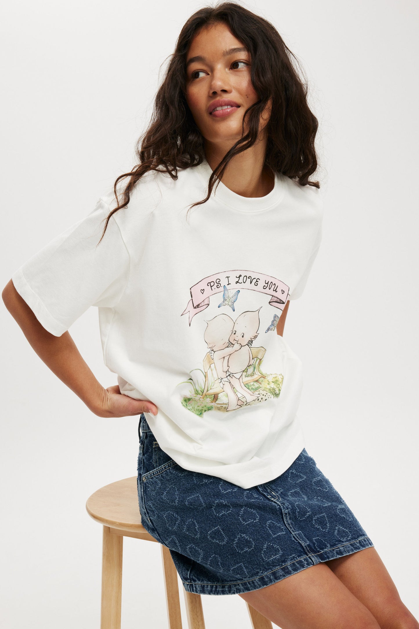 Kewpie Boxy Graphic Tee