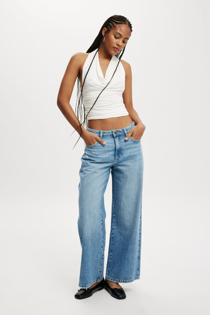 Lexa Cowl Neck Halter Top