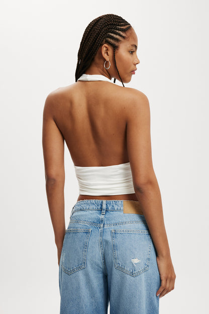 Lexa Cowl Neck Halter Top