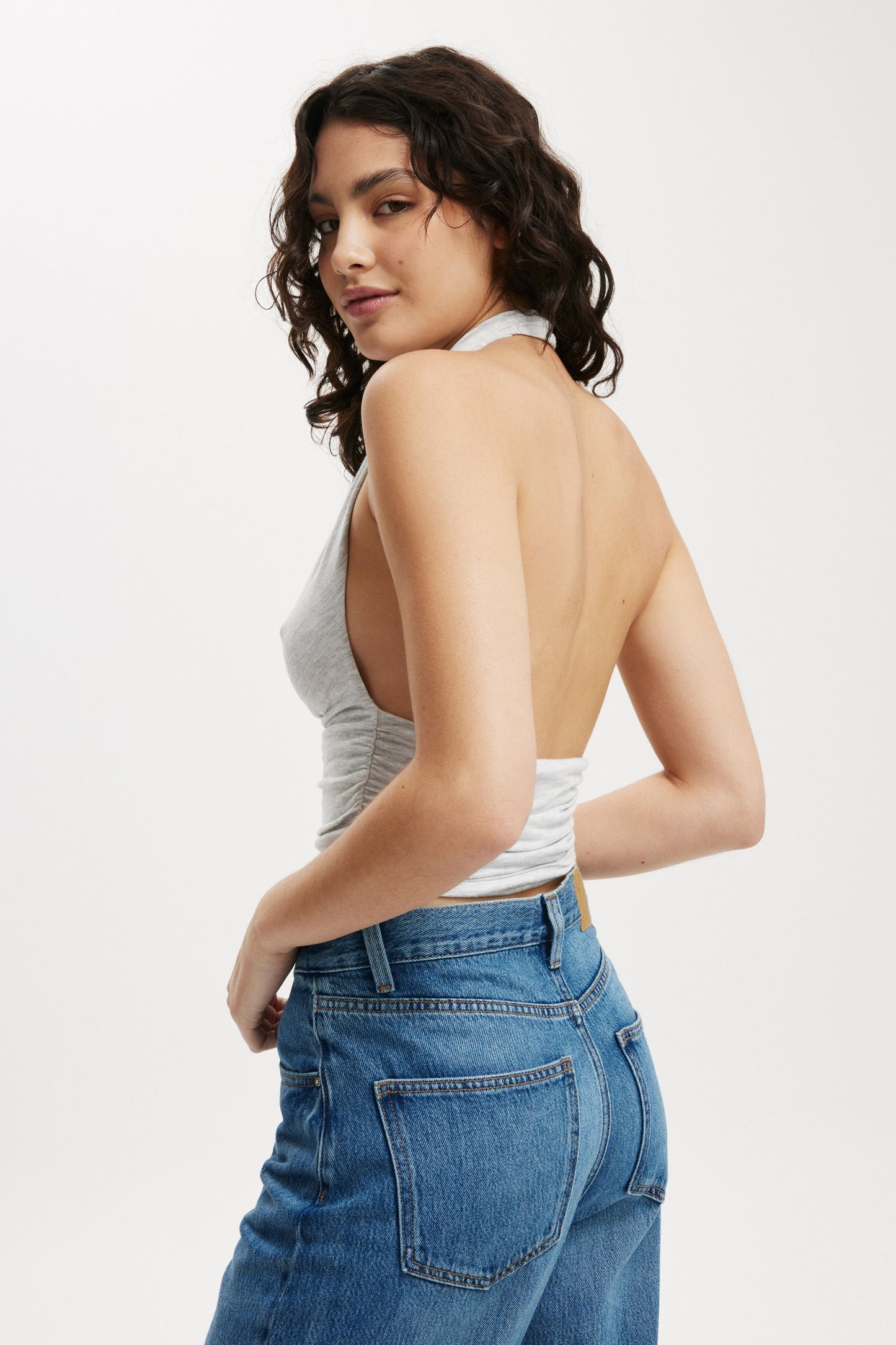 Lexa Cowl Neck Halter Top