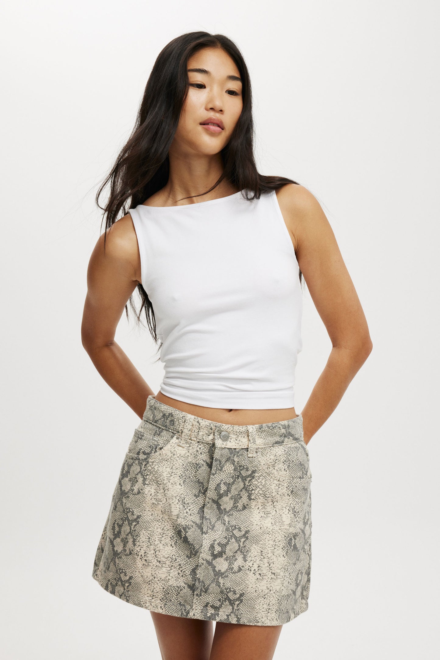 Original Denim Mini Skirt