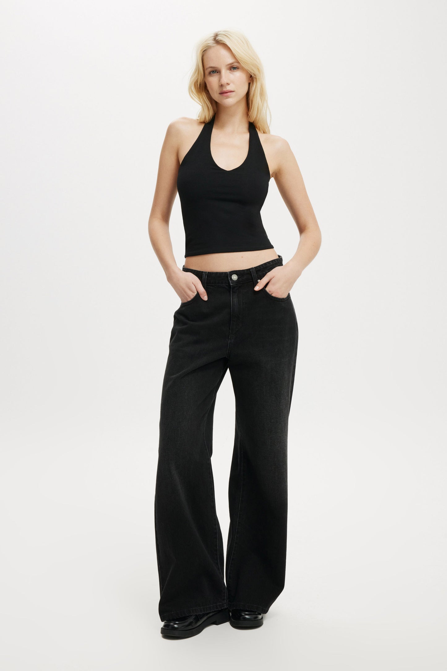 All Day V Neck Halter