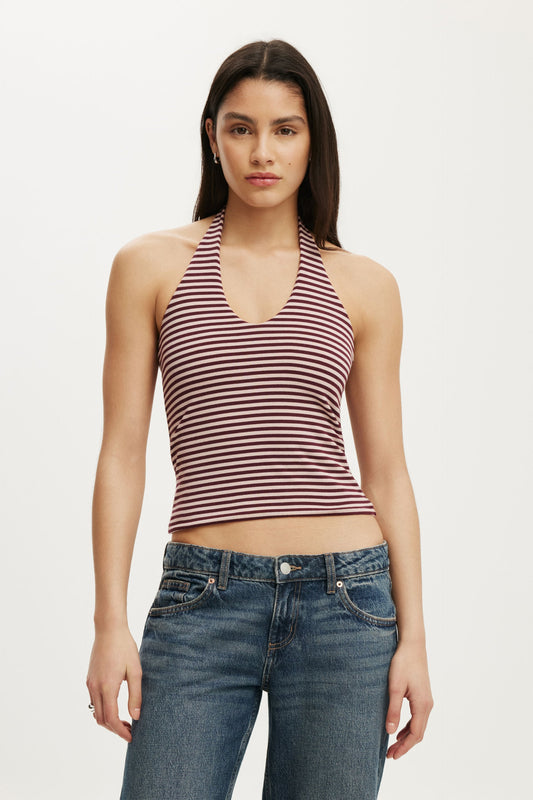 All Day V Neck Halter