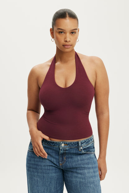 All Day V Neck Halter
