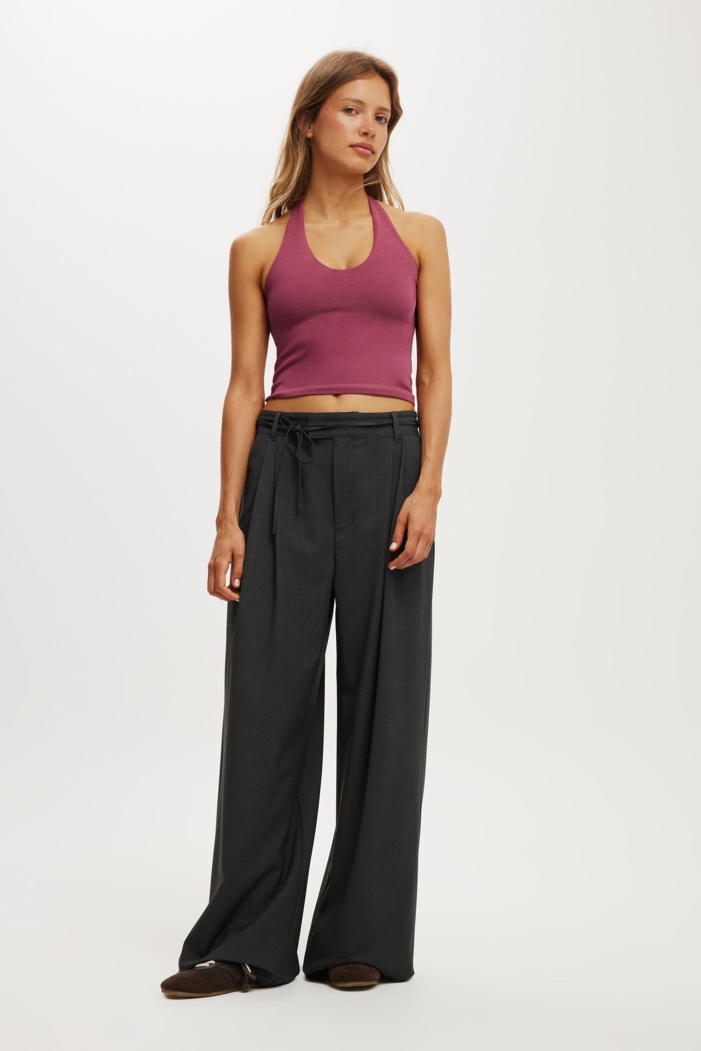 All Day V Neck Halter