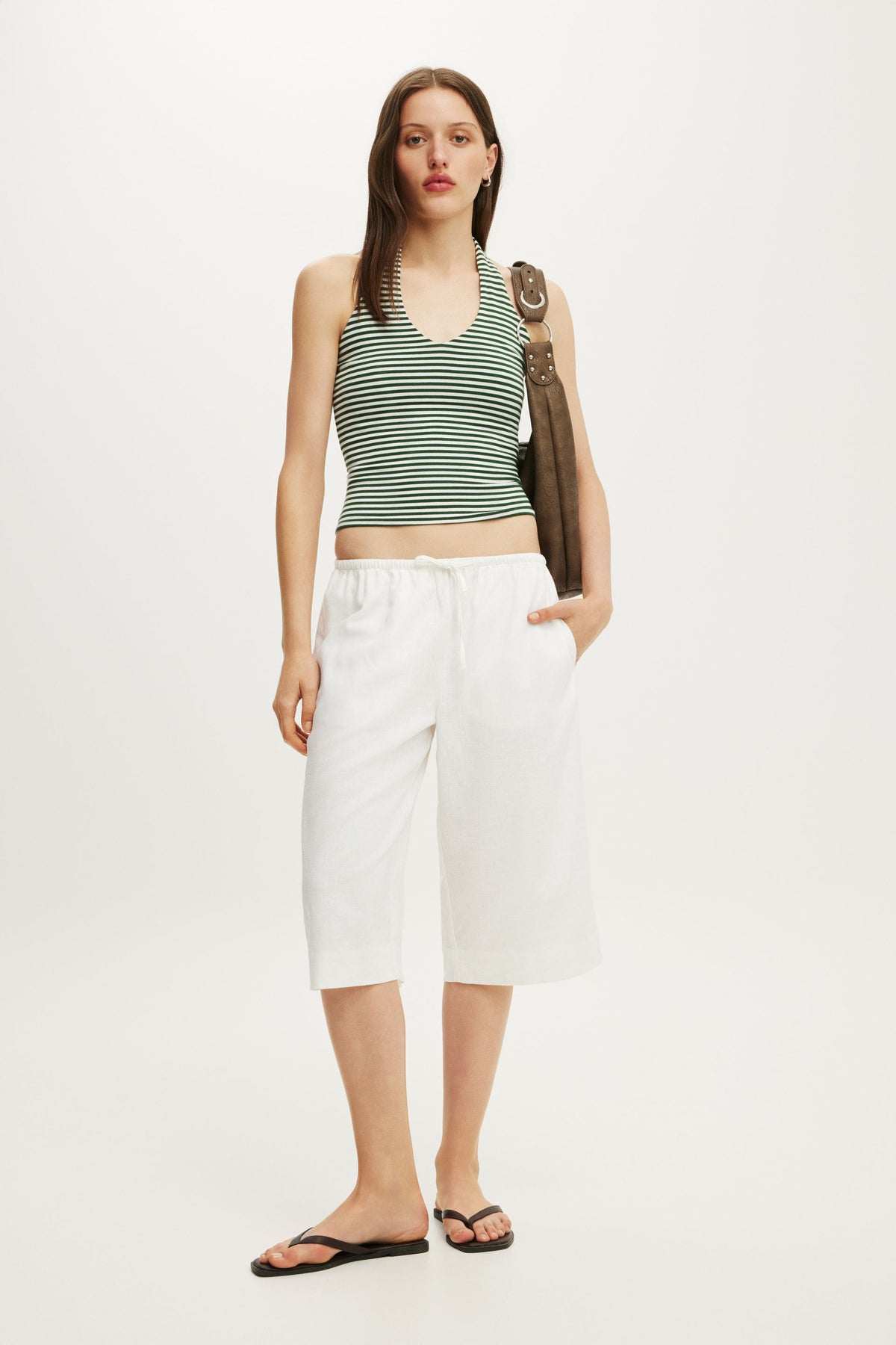 All Day V Neck Halter