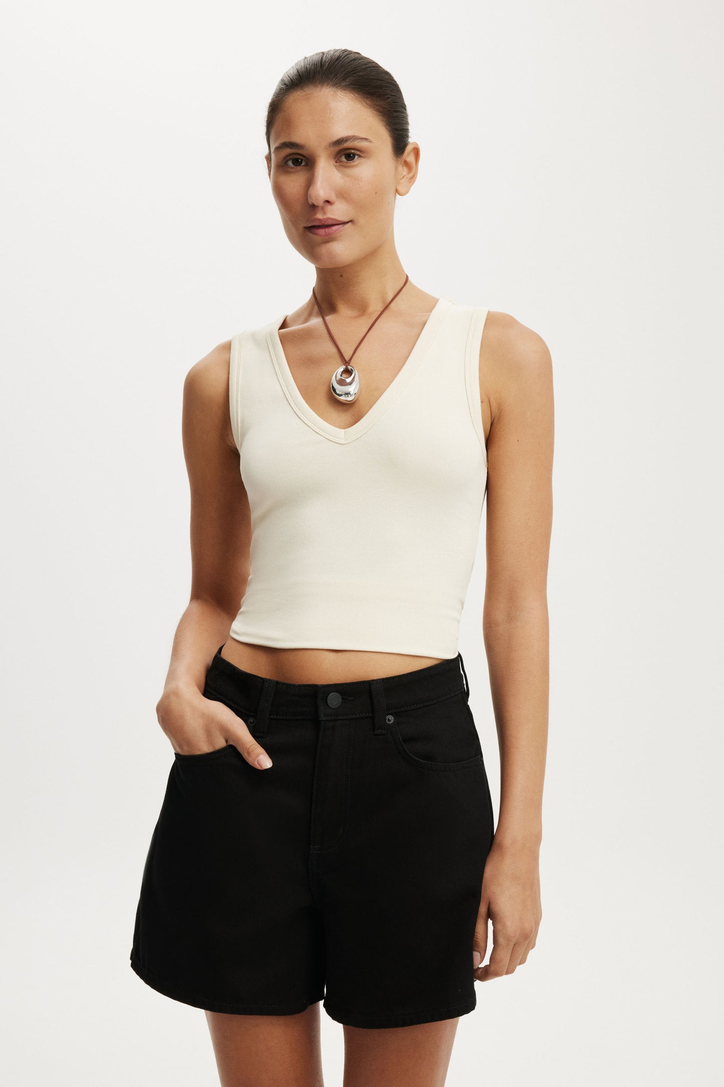 High 90 S Denim Short