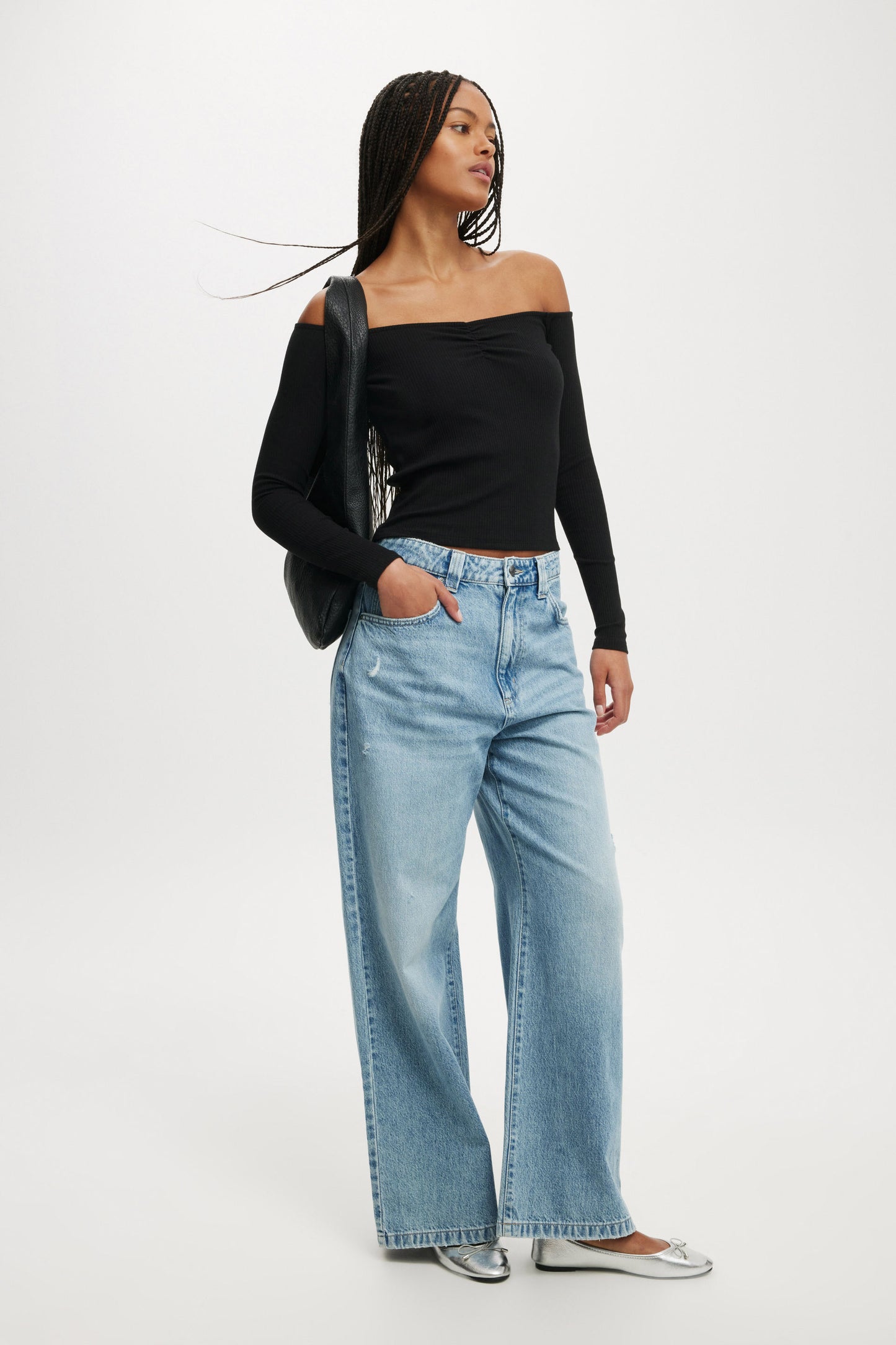 Rosa Off The Shoulder Long Sleeve Top