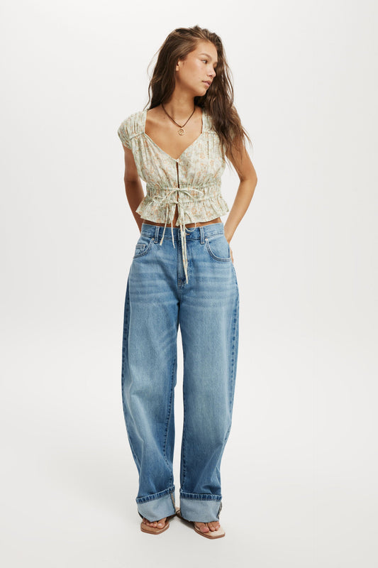 Loose Cuff Jean