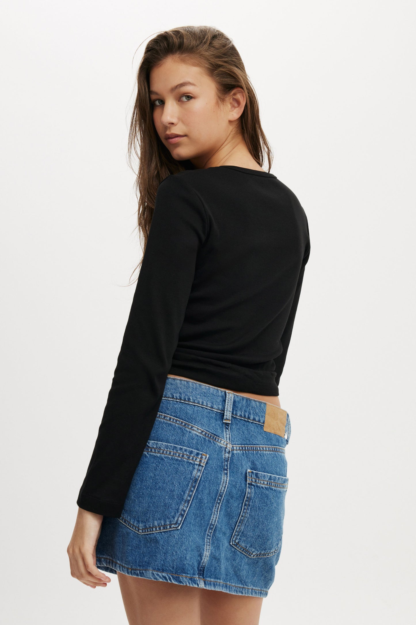 Rib Longsleeve Graphic Tee