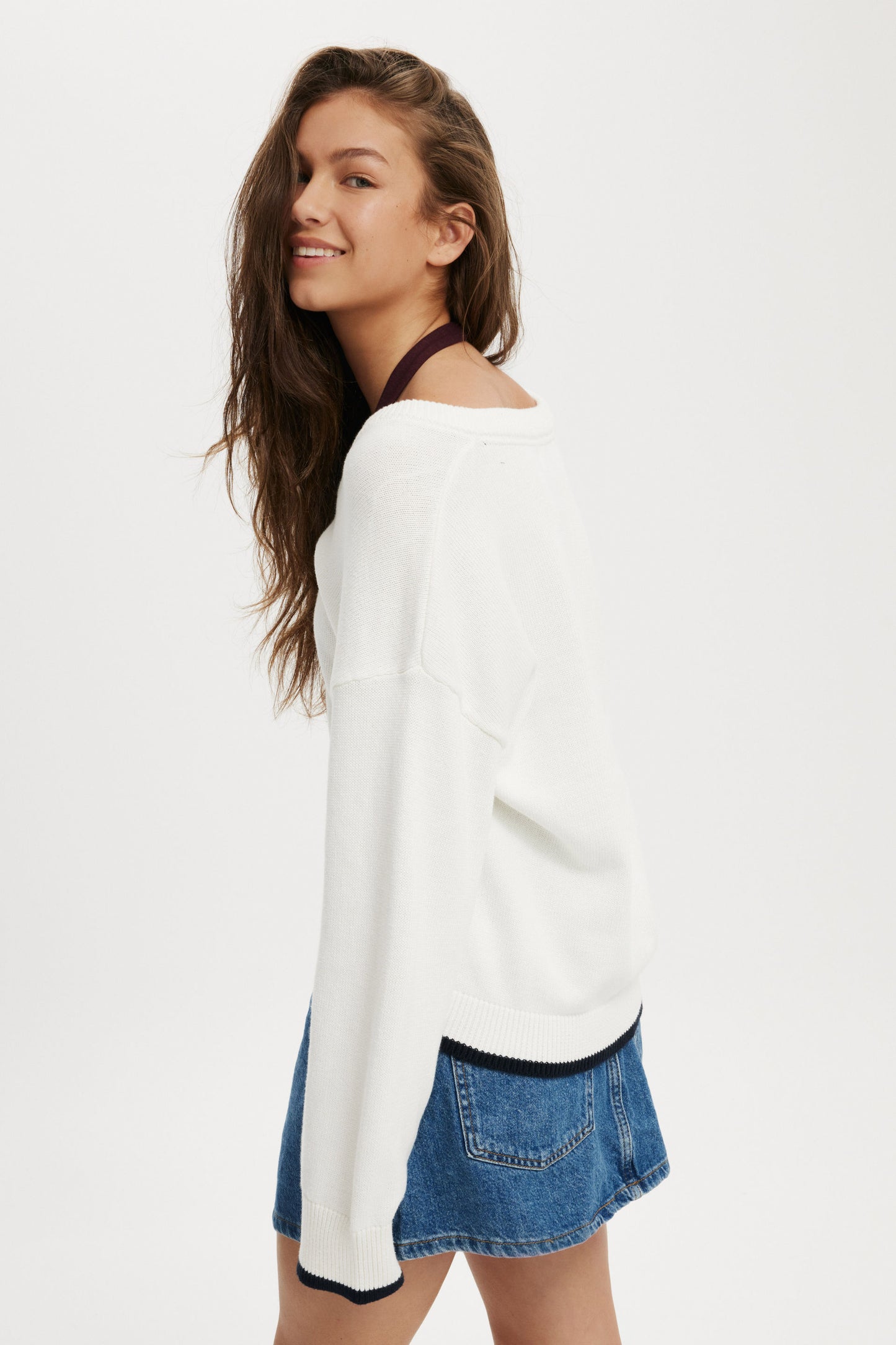 Preppy V Neck Sweater