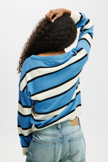 Preppy V Neck Sweater