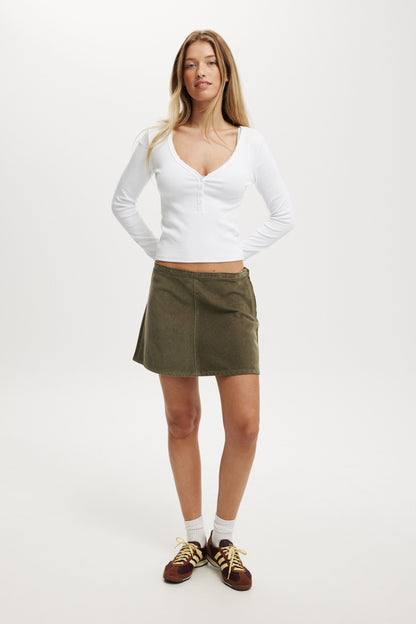 Cord Gigi Mini Skirt