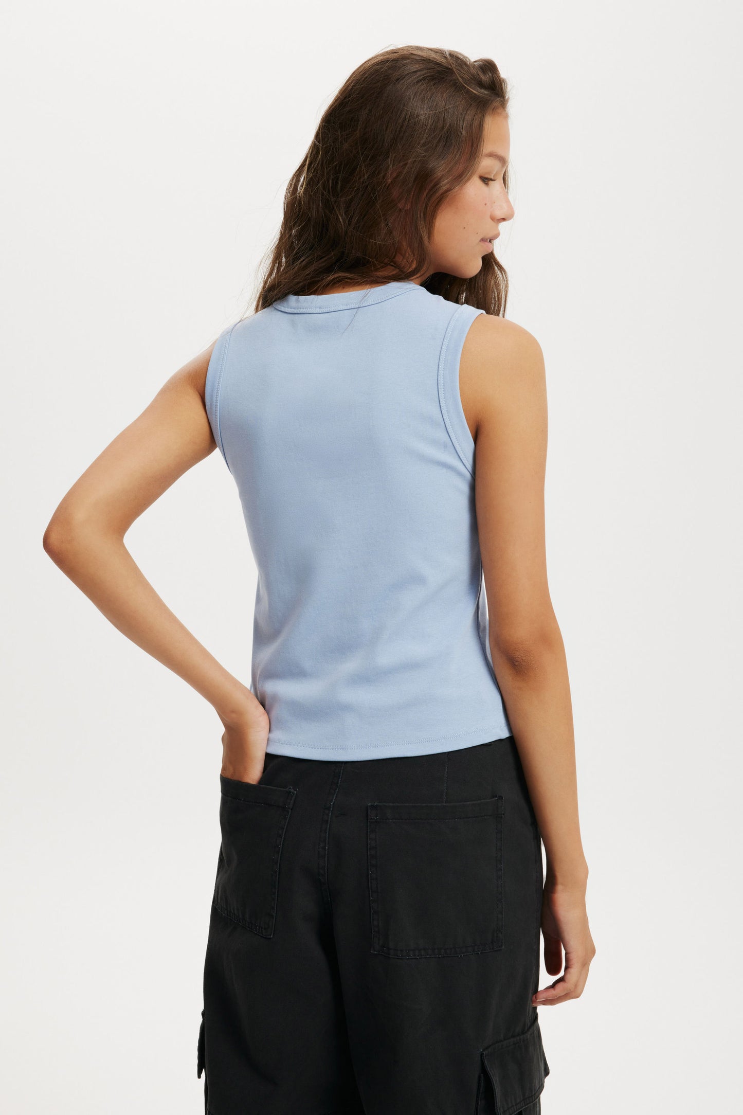 Charlie Button Front Tank