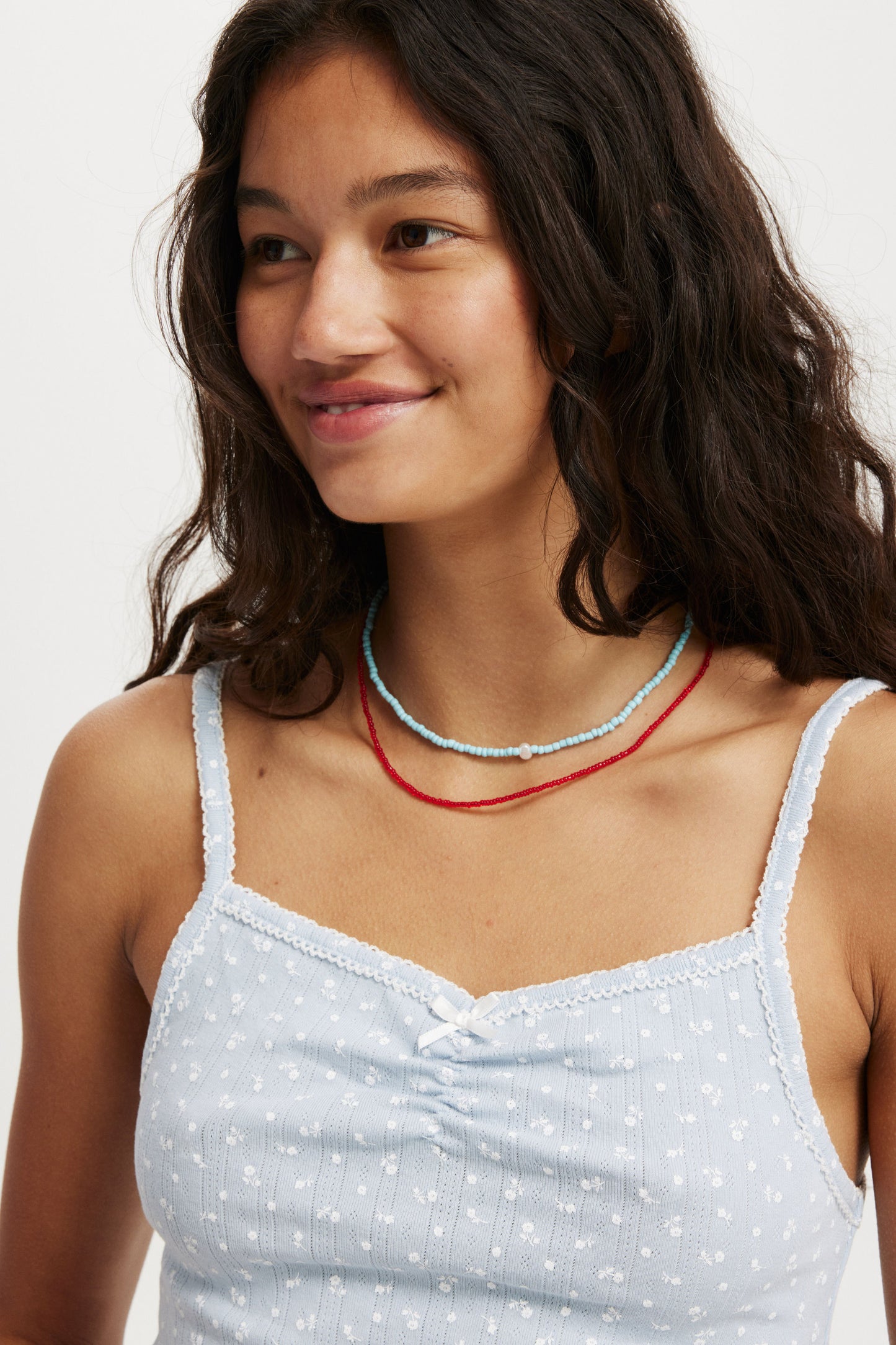 Scarlet Pointelle Cami