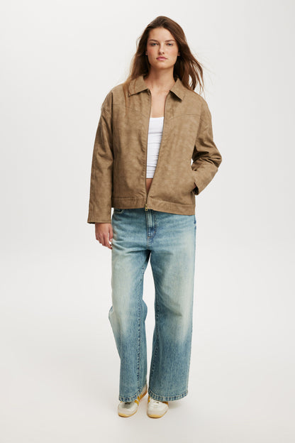 River Faux Suede Jacket