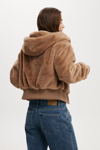 Teddy Hooded Jacket
