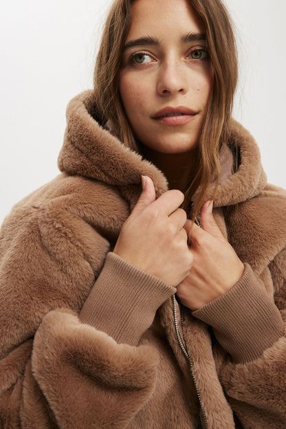 Teddy Hooded Jacket