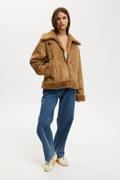 Dakota Faux Suede Jacket