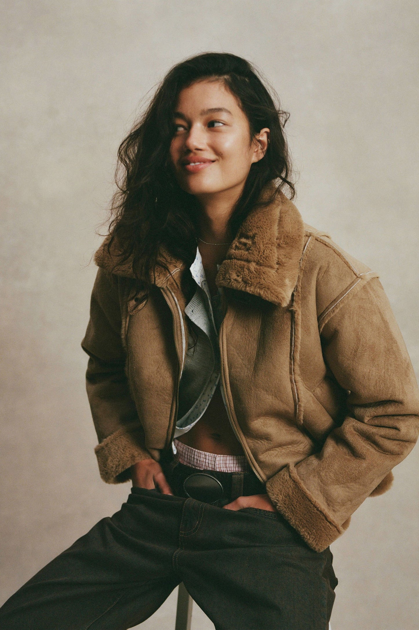 Dakota Faux Suede Jacket