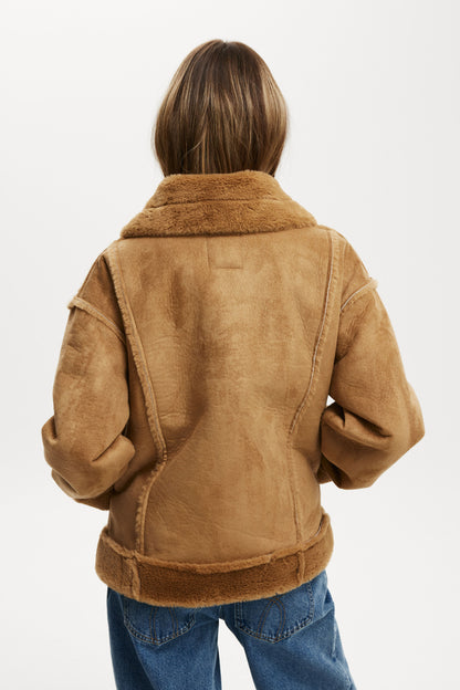 Dakota Faux Suede Jacket