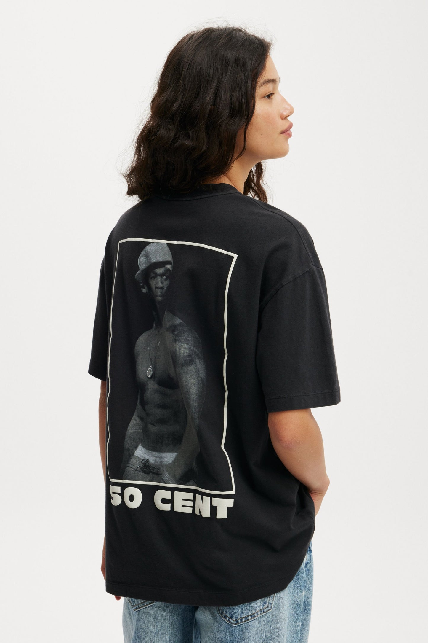 50 Cent Music Boxy Graphic Tee
