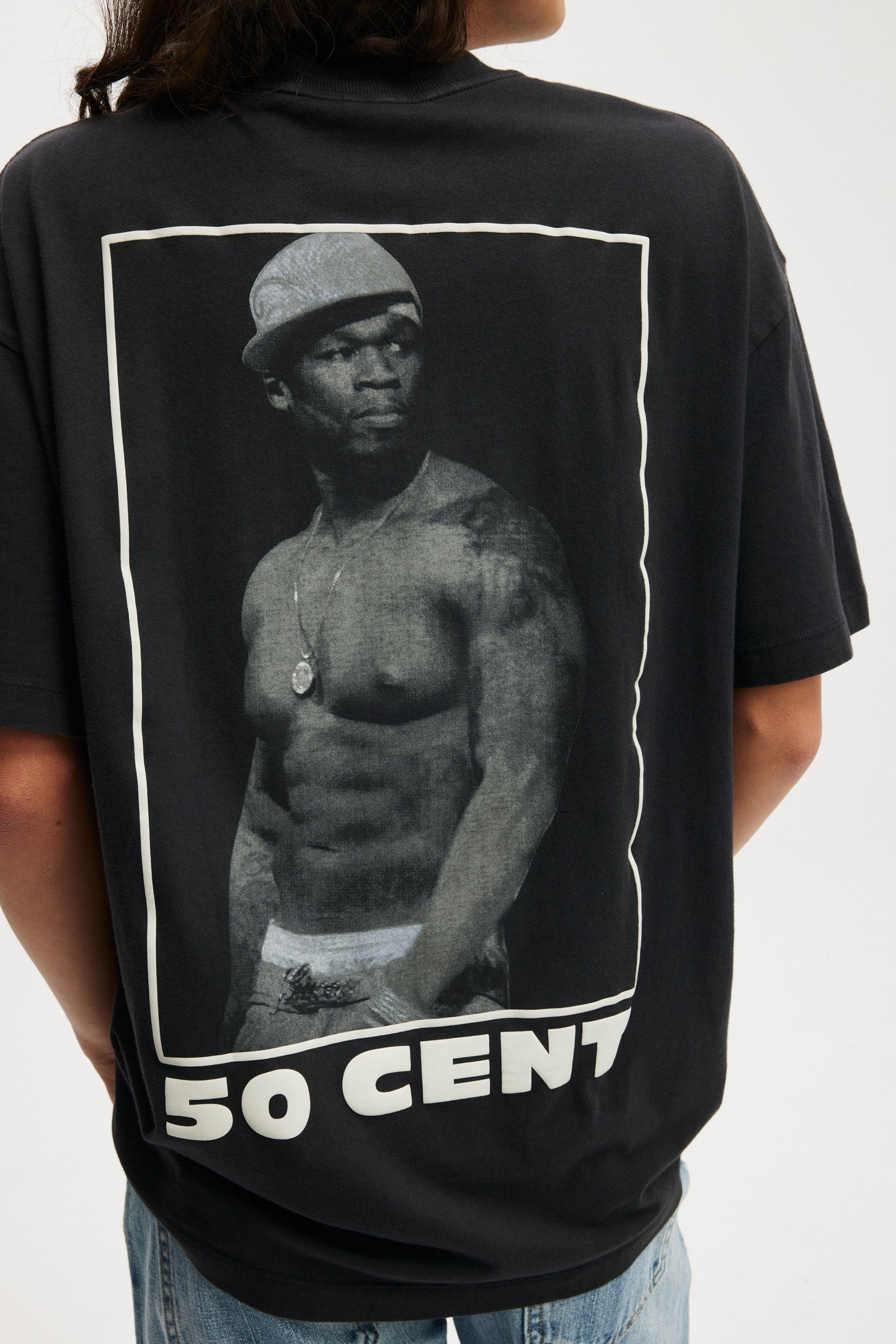 50 Cent Boxy Graphic Music Tee