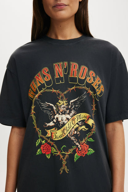 Guns N' Roses Boxy Graphic Music Tee