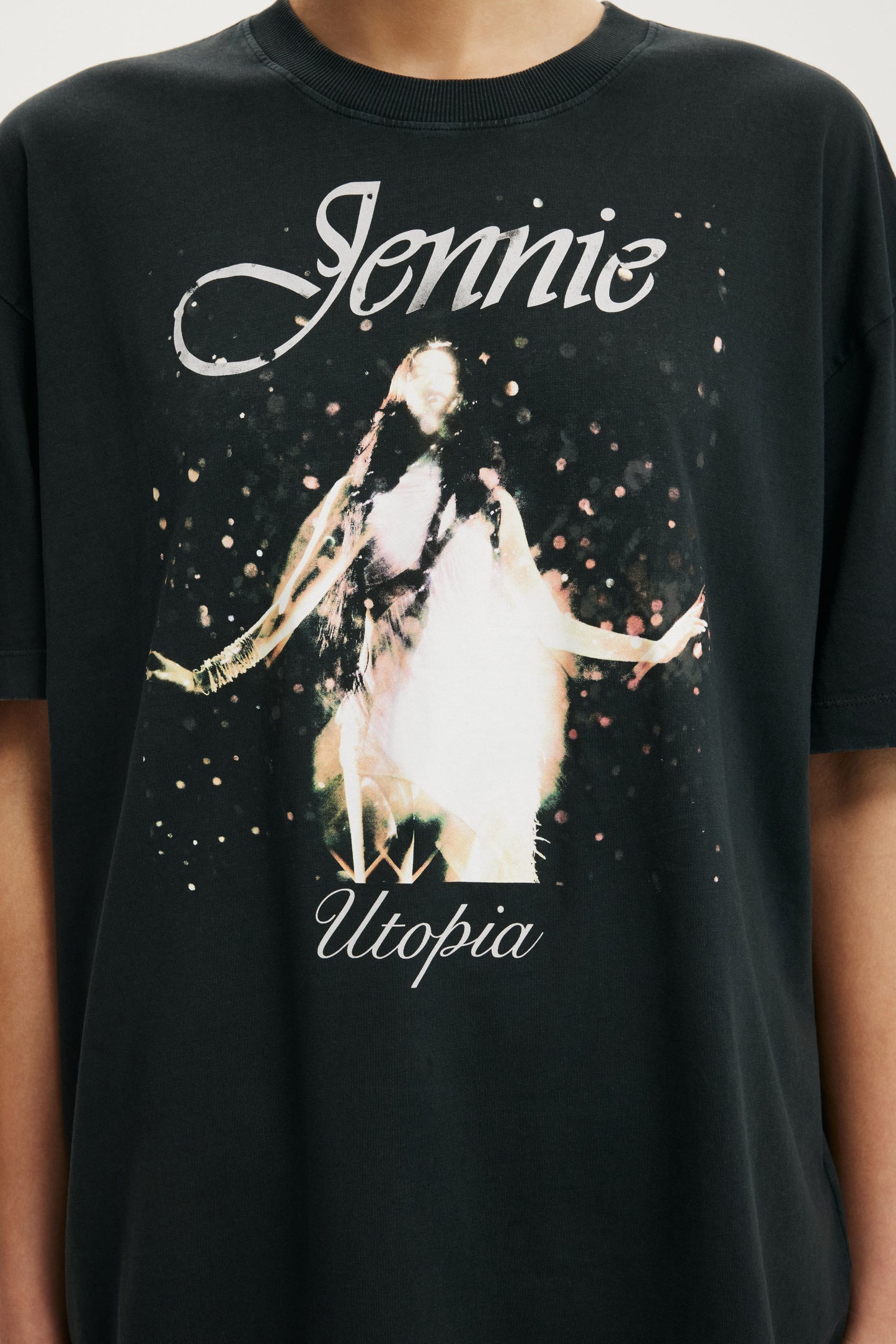 Jennie Music Boxy Graphic Tee