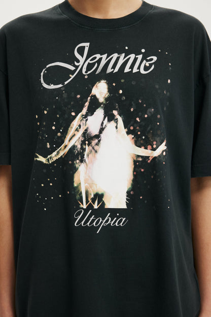 Jennie Music Boxy Graphic Tee