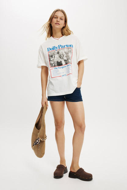 Dolly Parton Music Boxy Graphic Tee