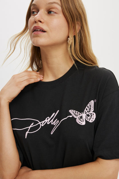 Dolly Parton Music Boxy Graphic Tee