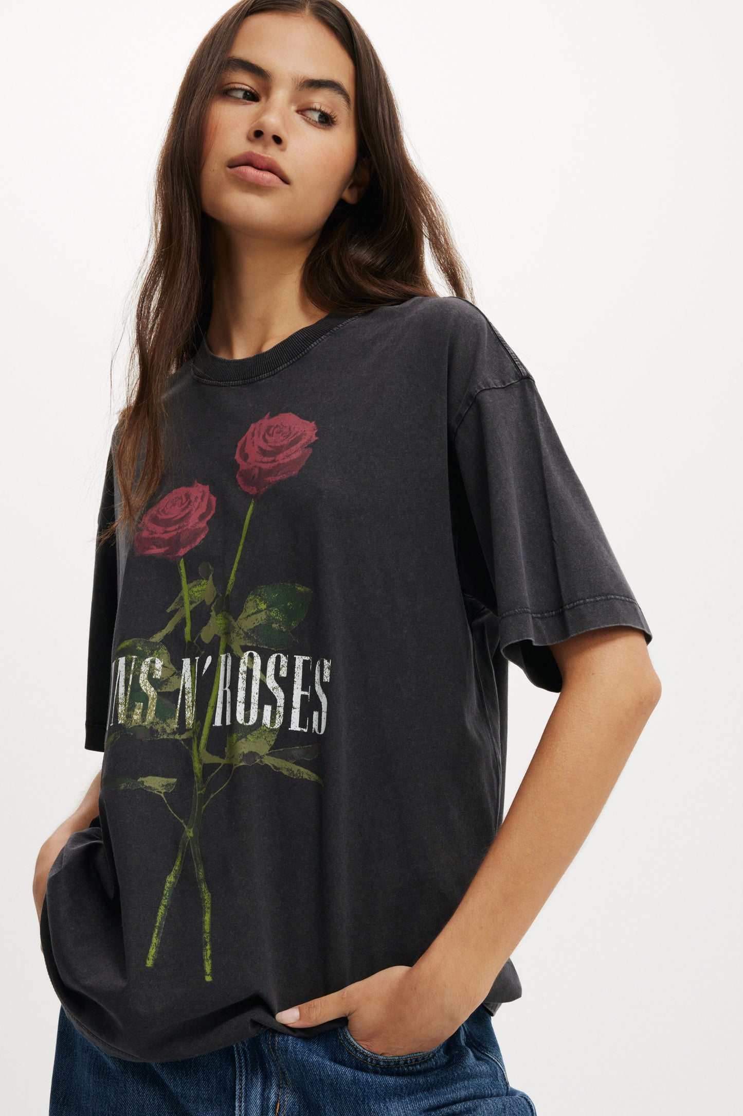 Guns n Roses Boxy Graphic Tee